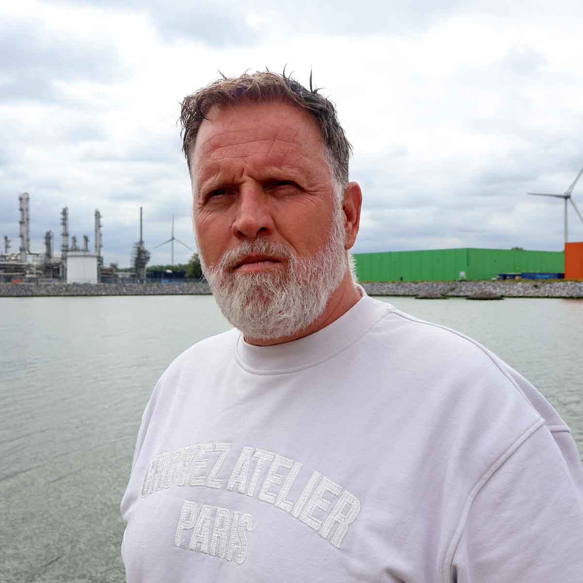 A&M Recycling Group medewerker Jeff van der Weck